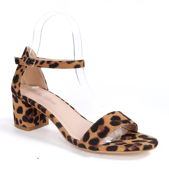 Leopard Block Heel - Picture 3 of 4